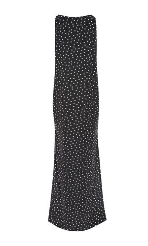 Ladies Polka Roundneck Dress